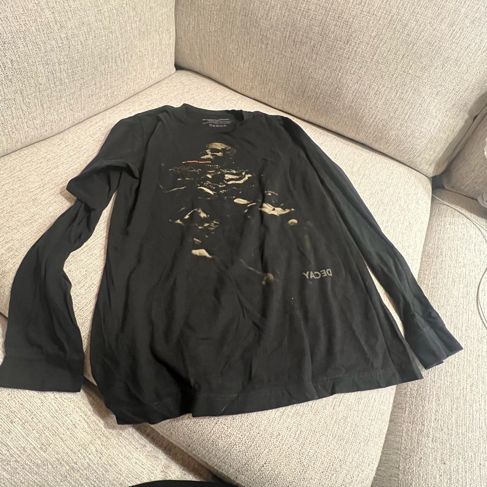 Black Long Sleeve Graphic Tee